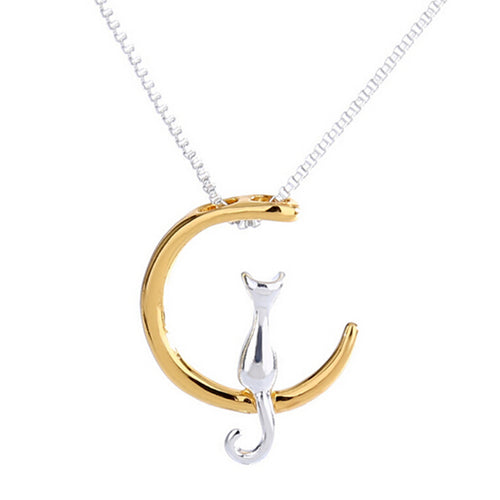 Moon Lovely Cat Necklaces