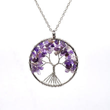 Load image into Gallery viewer, 7 Chakra Tree Of Life Necklace