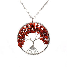 Load image into Gallery viewer, 7 Chakra Tree Of Life Necklace