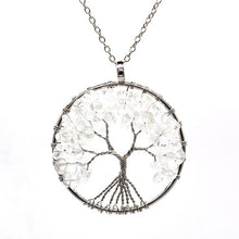 Load image into Gallery viewer, 7 Chakra Tree Of Life Necklace