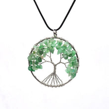 Load image into Gallery viewer, 7 Chakra Tree Of Life Necklace