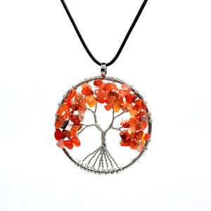 7 Chakra Tree Of Life Necklace