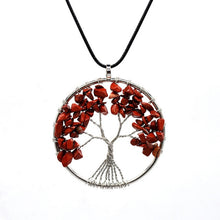 Load image into Gallery viewer, 7 Chakra Tree Of Life Necklace