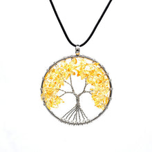Load image into Gallery viewer, 7 Chakra Tree Of Life Necklace