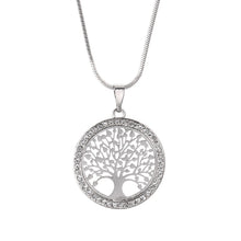 Load image into Gallery viewer, Tree of Life Crystal Necklace