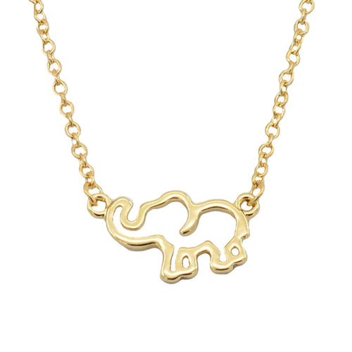 Gold Elephant Necklaces