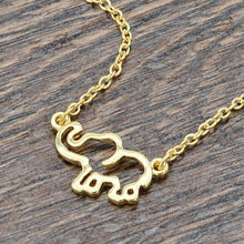 Load image into Gallery viewer, Gold Elephant Necklaces
