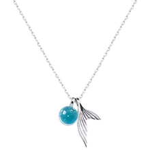 Load image into Gallery viewer, Blue Crystal Necklace