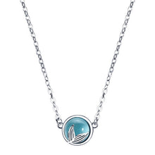 Load image into Gallery viewer, Blue Glass Necklace