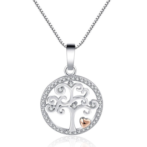 Tree Of Life Necklace Silver