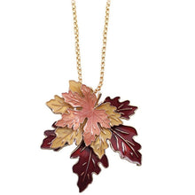 Load image into Gallery viewer, Maple leaf necklace